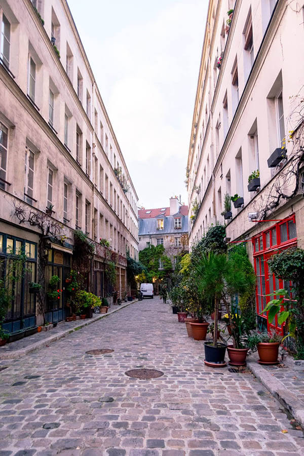 Street in Paris explored while seeing Paris by meeting up with a local