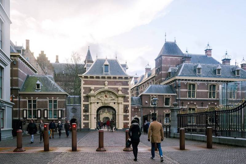 Den wunderschönen Binnenhof bestaunen