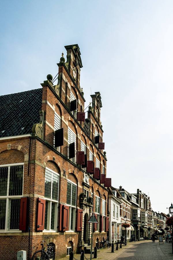 Stadhuis, the former city hall of Voorburg. Voorburg is a town just outside of the Hague that can easily be visited as a day trip from the Hague. #hague #voorburg #travel