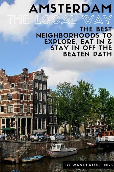 Visiting Holland? Find out the best areas to stay, live, eat, and explore in Amsterdam from a resident for tourists! With tips for getting off the beaten path!