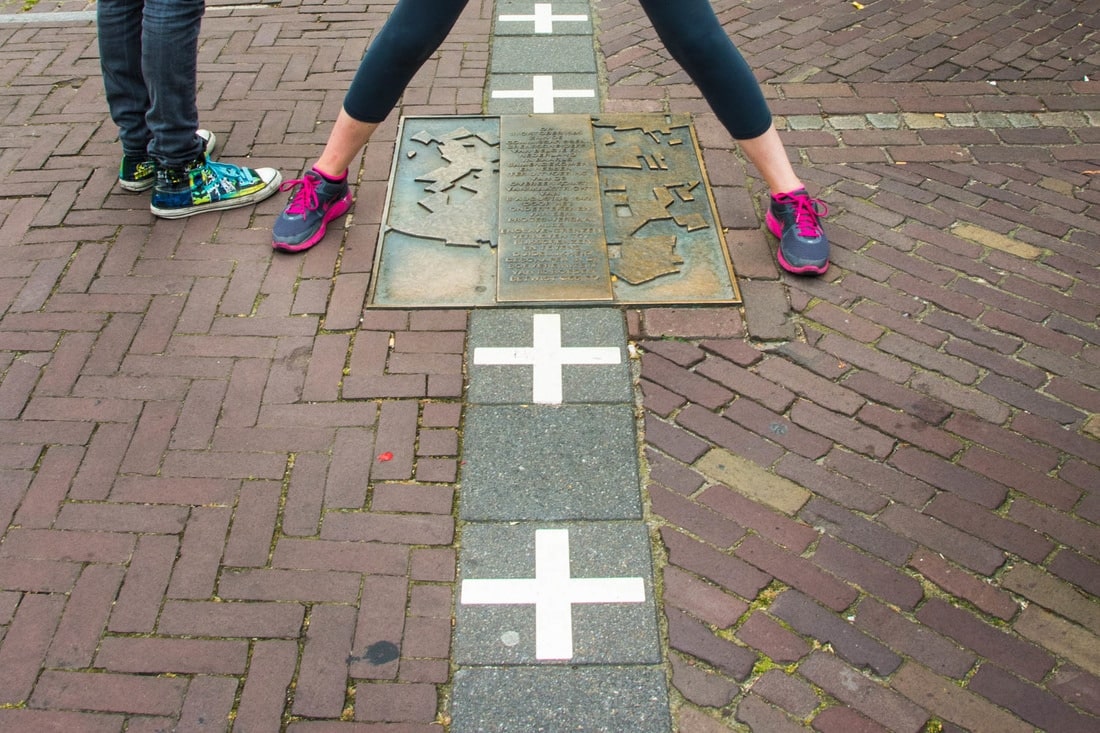 Photo of Baarle-Nassau, the Dutch/Flemish city with mixed borders.