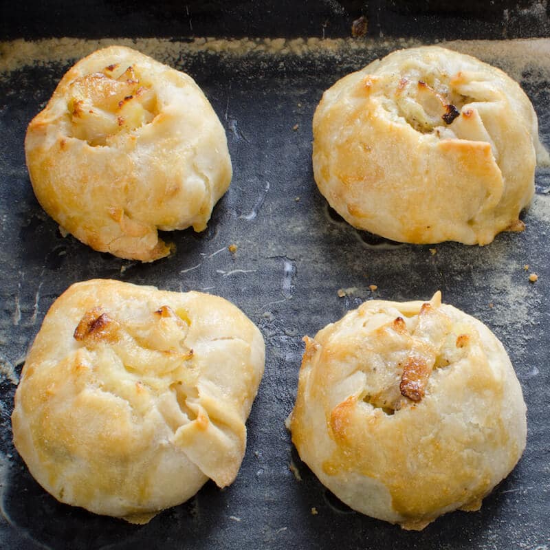 Knish, one of the iconic foods of New York City.  This Jewish specialty is delicious and hard to find outside of New York! #travel #NYC