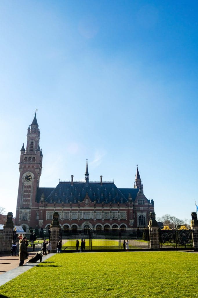 The Peace Palace, one of the most beautiful places in the Hague to visit. Read a local's guide to the Hague with tips on the best things to do in the Hague. #UN #travel #Nederland #Netherlands #holland #denhaag #thehague #europe