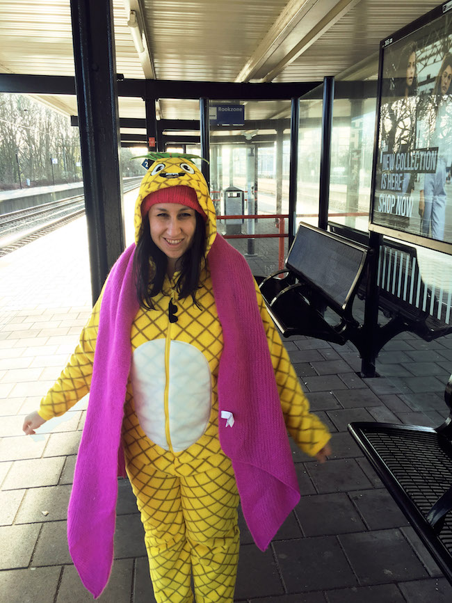 Girl dressed up for Carnival in the Netherlands, one of the best celebrations in the Netherlands. Read about Dutch carnival! #Netherlands #Dutch #Limburg #Brabant 