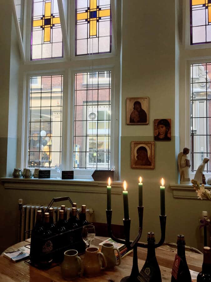 View of the monastery shop at the Haagsche Broeder, a monastery and brewery in the Hague. #travel #hague