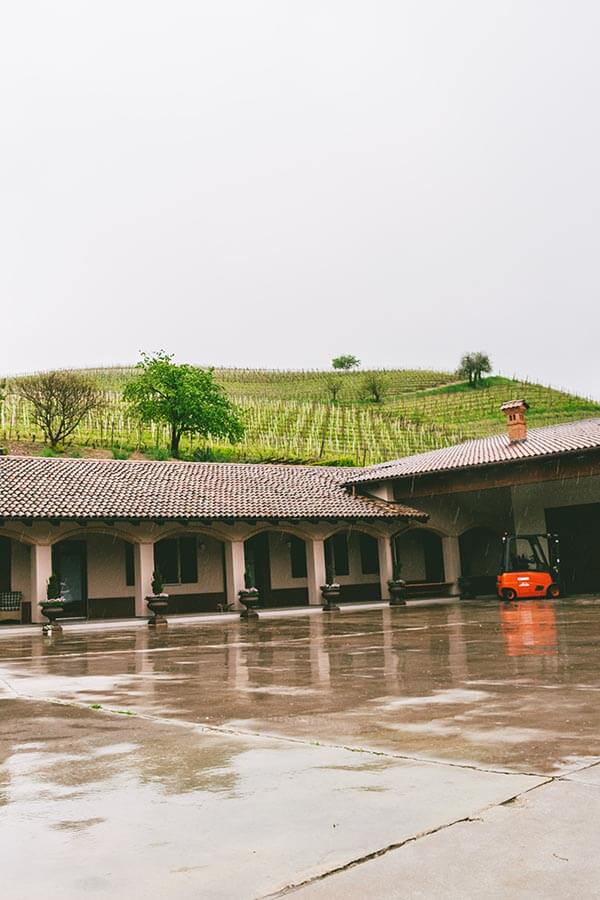 View of Ca del Baio, a family-run Barbaresco winery in Piedmont