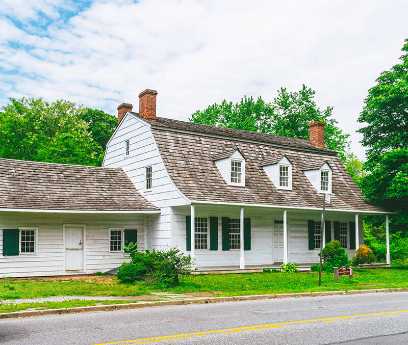 Beautiful house in Historic Richmond Village on Staten Island, one of the most surprising sites in NYC!