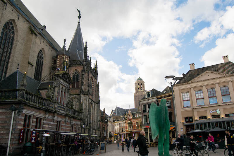 Photo of St. Michael's church in Zwolle, one of the most beautiful churches in the Netherlands. See more things to do during one day in Zwolle, Overijssel.